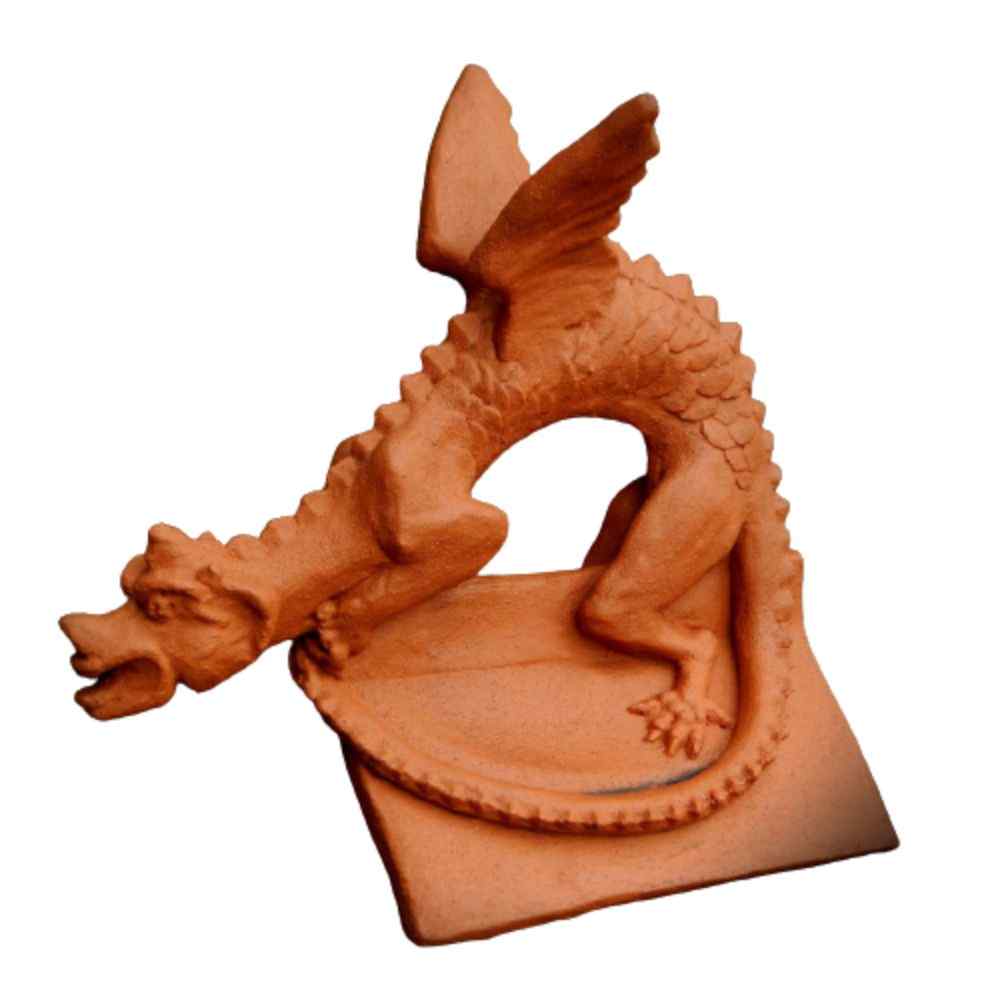 Angled Ridge Finials Small Winged Roof Dragon Ridge Finial